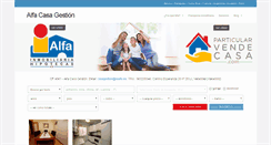 Desktop Screenshot of alfacasagestion.com