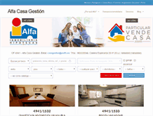 Tablet Screenshot of alfacasagestion.com
